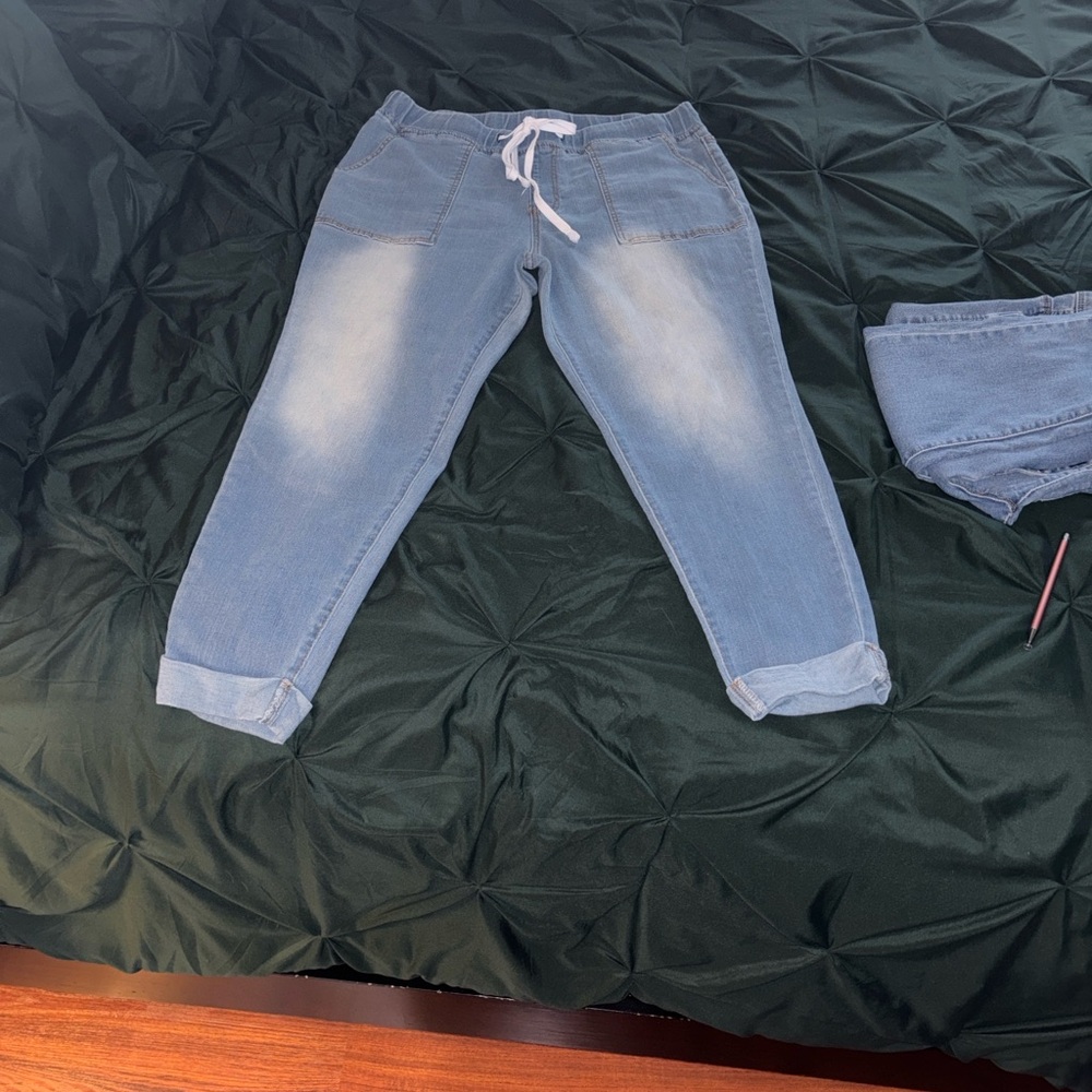 SHEIN Light Blue Women's Skinny Jeans